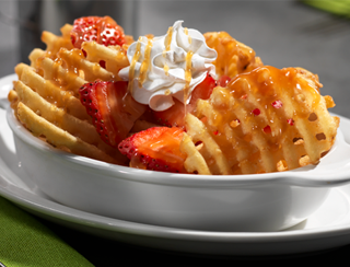 Salted Caramel Lattice Fries